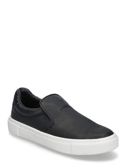 Calvin Klein Cupsole Slip On - Woven Lth Calvin Klein Black