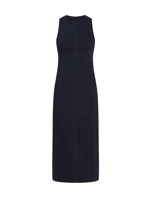 Calvin Klein Jeans Long Column Denim Dress Calvin Klein Jeans Navy