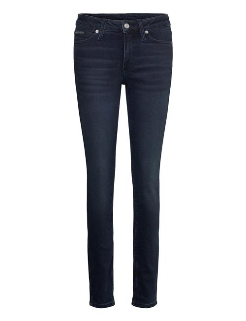 Calvin Klein Jeans Mid Rise Skinny Calvin Klein Jeans Black