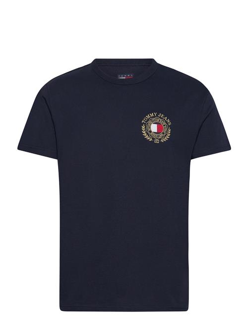 Tjm Reg Tommy Crest Tee Tommy Jeans Navy