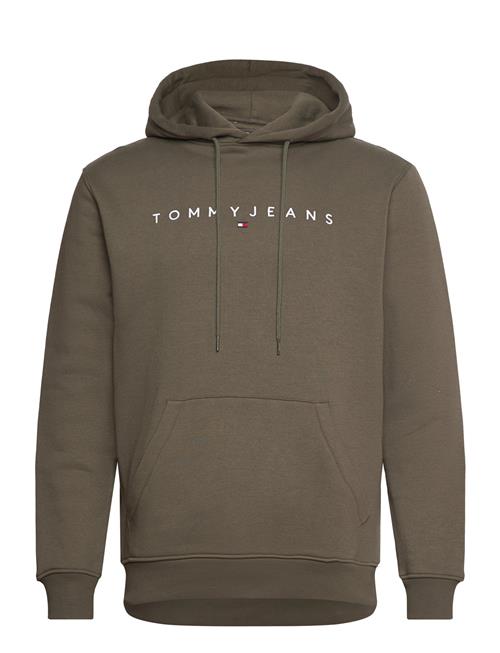 Tjm Reg Linear Logo Hoodie Ext Tommy Jeans Khaki