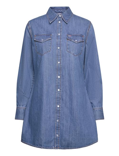 Tommy Jeans Regular Western Dress Tommy Jeans Blue