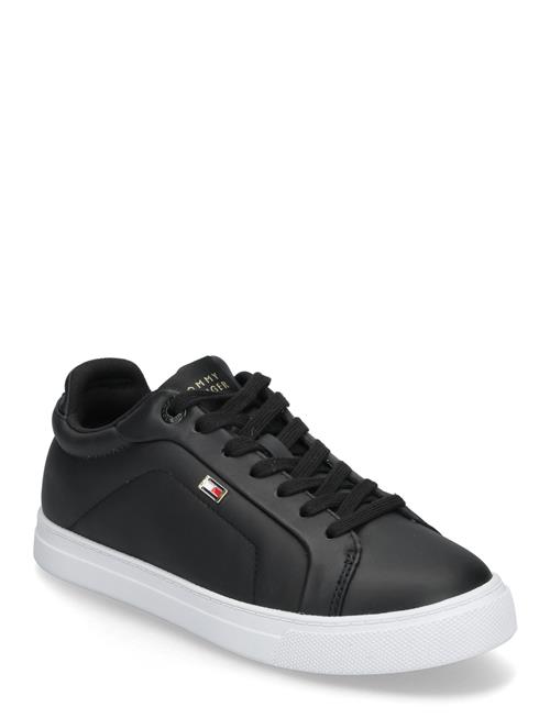 Tommy Hilfiger Womens Icon Court Sneaker Flag Tommy Hilfiger Black