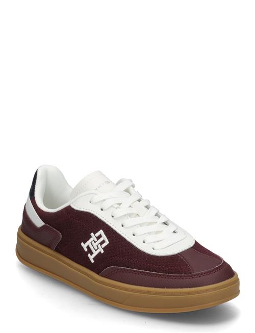 Th Heritage Sneaker Perf Tommy Hilfiger Burgundy