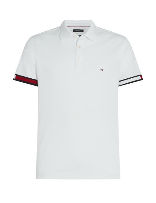 Flag Cuff Slim Polo Tommy Hilfiger White