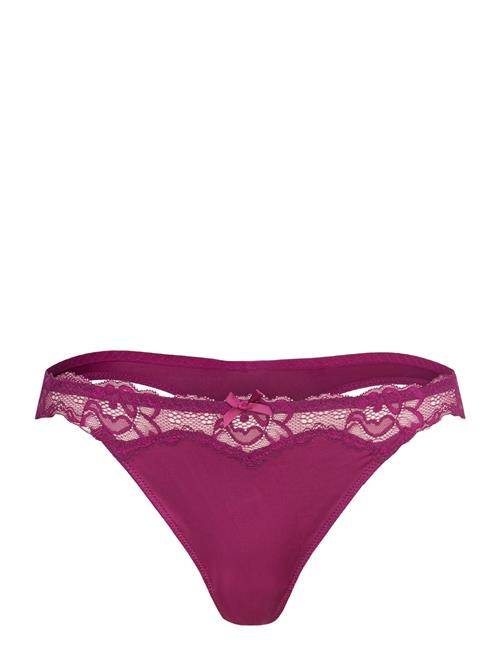 Hunkemöller Lace & Shine Thong Hunkemöller Purple