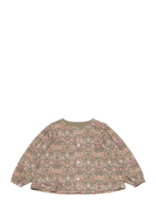 Blouse In Liberty Fabric Huttelihut Khaki