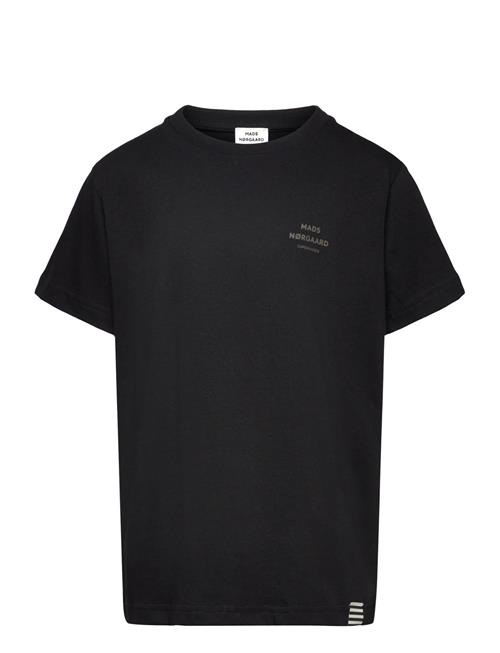 Printed Tee Thorlino Tee Mads Nørgaard Black