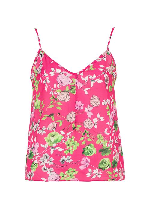 Jimmy Sanders Bluse  grøn / pink / hvid