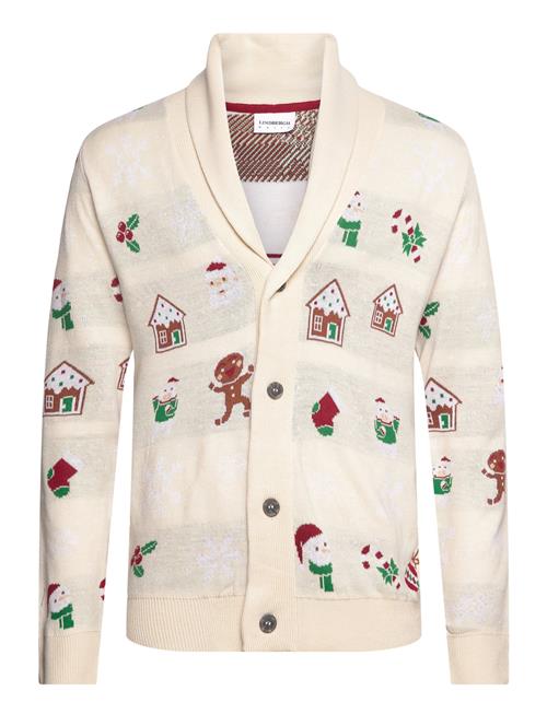 Xmas Shawl Collar Cardigan Lindbergh Cream