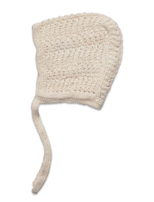 Huttelihut Bonnet Alpaca Wool Knit Huttelihut Beige