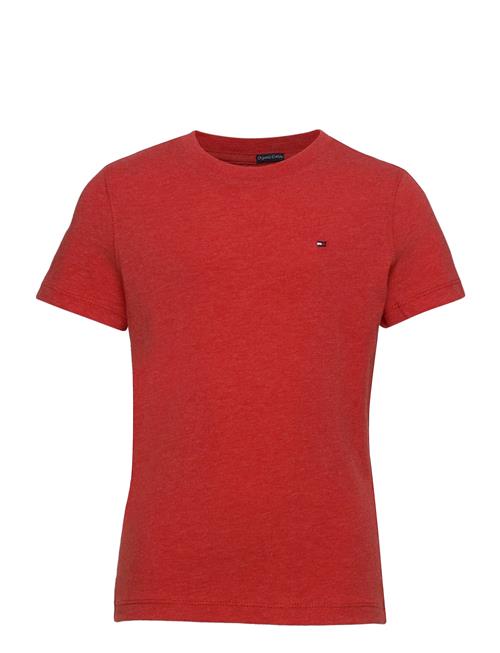 Tommy Hilfiger Boys Basic Cn Knit S/S Tommy Hilfiger Red