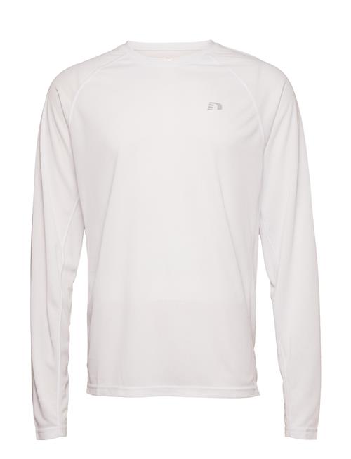 Se Men Core Running T-Shirt L/S Newline White ved Booztlet