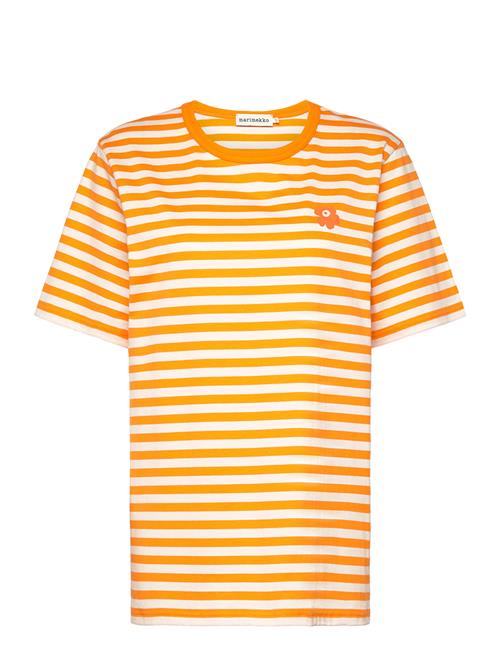 Se Marimekko Tasaraita Ss Marimekko Orange ved Booztlet