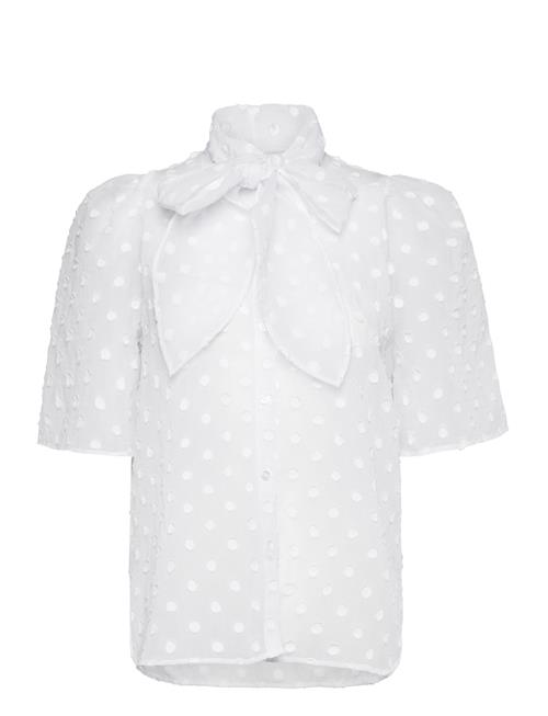 Stella Nova Shortsleeved Bow Shirt Stella Nova White