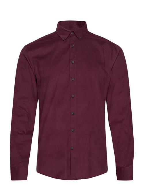 Fine Corduroy Shirt L/S Lindbergh Burgundy