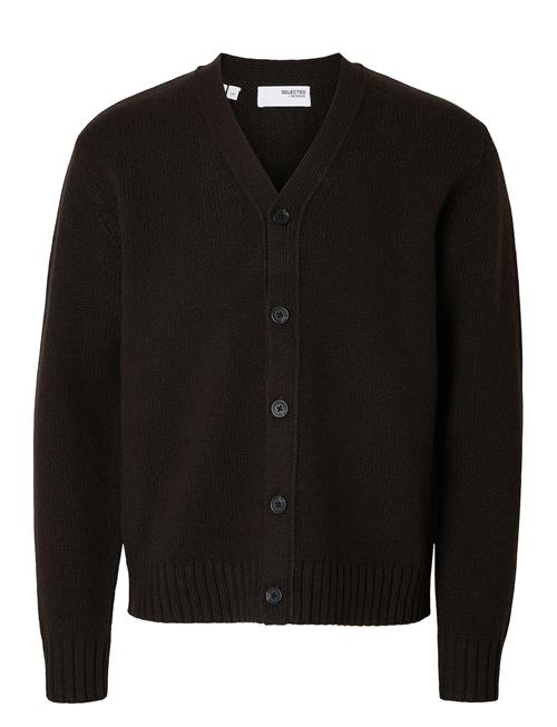 Selected Homme Slhcody Ls Knit Relaxed Cardigan Selected Homme Brown