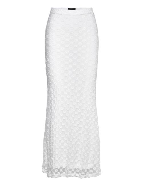 Adoni Mid Rise Maxi Skirt Bardot White