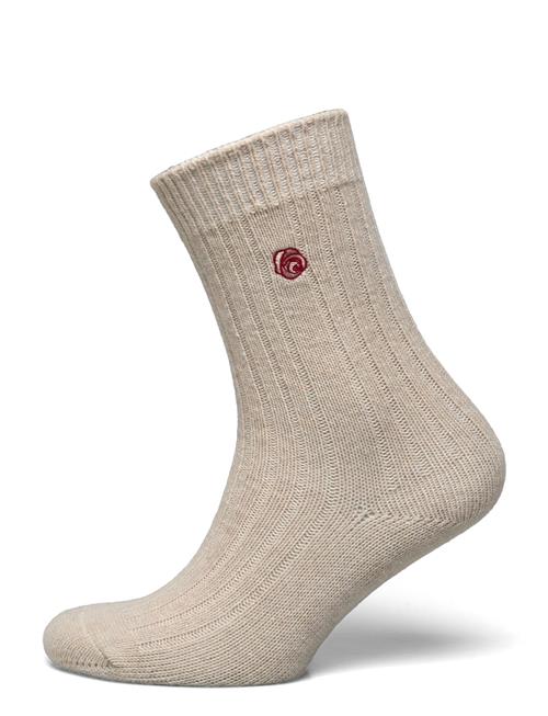 Becksöndergaard Rose Wola Sock Becksöndergaard Beige