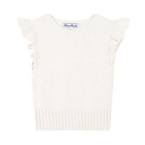 Tartine et Chocolat Strikket sweater i uldblanding Pearl Cream |  | 4 years