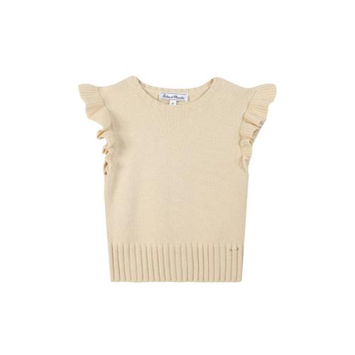 Tartine et Chocolat Elfenbensfarvet strikket sweater i uldblanding |  | 4 years