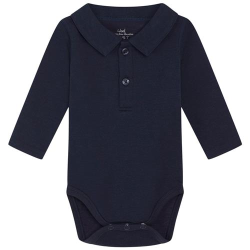 Hust&Claire Caldur Polo Baby Body Navyblå | Marine blå | 68 cm