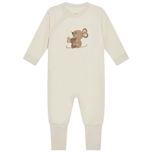 Hust&Claire Moodi Mønstret Heldragt French Oak 68 cm  Brun  68 cm  Unisex