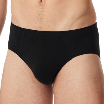 Schiesser Premium Cotton Mini Brief Sort bomuld Large Herre