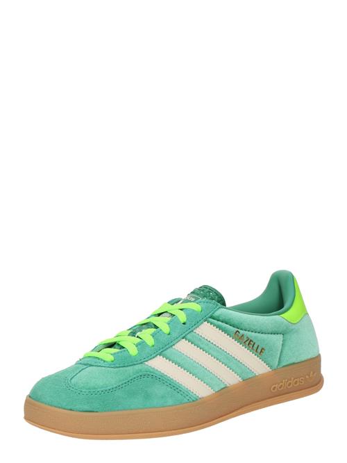 ADIDAS ORIGINALS Sneaker low 'GAZELLE INDOOR'  turkis / æble / hvid