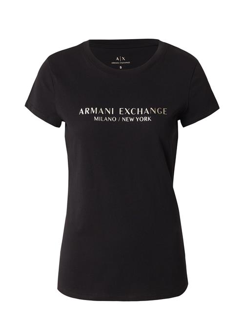 ARMANI EXCHANGE Shirts 'Milano New York'  guld / sort