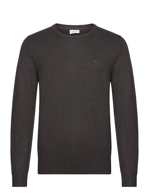 Lindbergh Ecovero L/S O-Neck Knit Lindbergh Brown