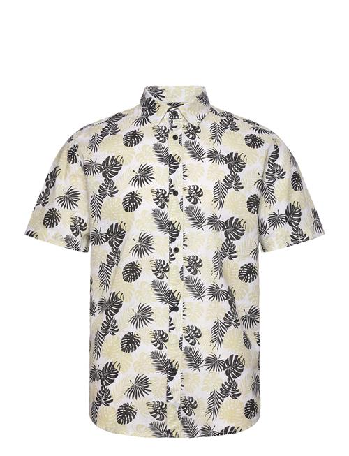 Relaxed Printed Slubyarn Shirt Tom Tailor Green