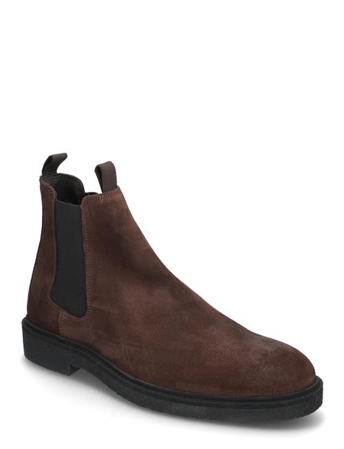 Bianco Biaerik Chelsea Boot Oily Suede# Bianco Brown