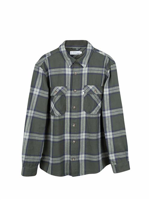 NIKIN Shirts 'TreePlanter Overshirt Check'  grøn