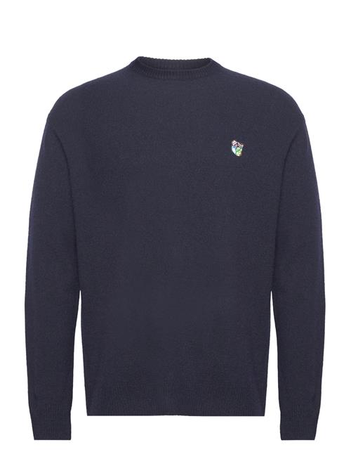 Se Tonsure Philip Knit Crewneck Tonsure Navy ved Booztlet