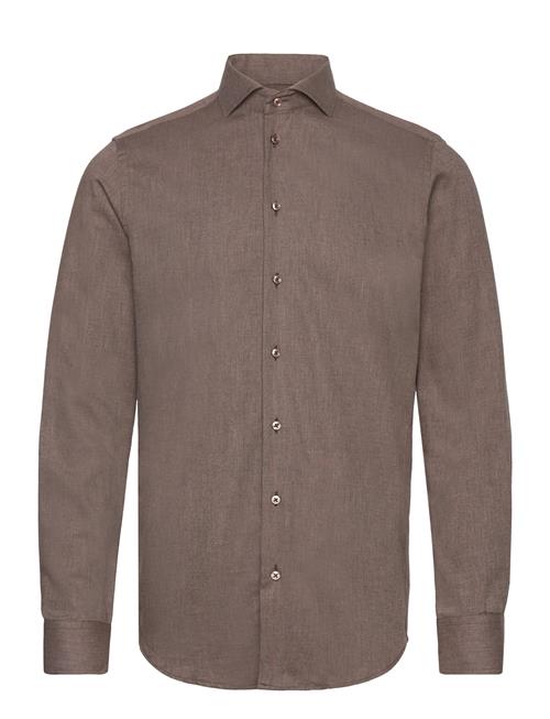 Slim Fit Mens Shirt Bosweel Shirts Est. 1937 Brown