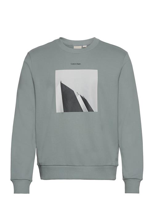 City Photo Print Sweatshirt Calvin Klein Green