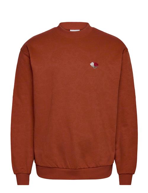 Clyde Aop Sweatshirt Les Deux Orange