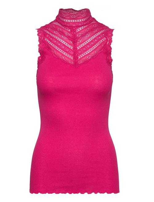 Rosemunde Rwbenita Sl Turtleneck Lace Top Rosemunde Pink