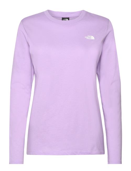 W L/S Simple Dome Tee The North Face Purple