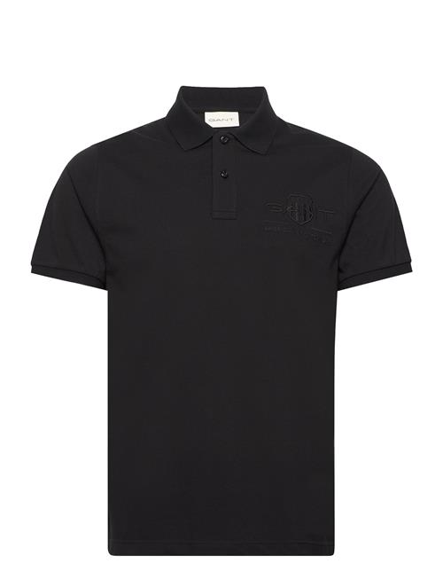 GANT Reg Tonal Shield Ss Rugger GANT Black