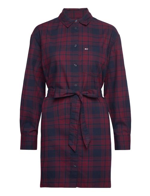 Tjw Check Shirt Dress Ext Tommy Jeans Navy