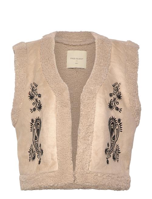 FREE/QUENT Fqlamby-Waistcoat FREE/QUENT Beige