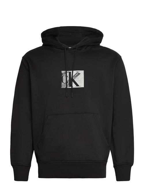 Calvin Klein Jeans Small Ck Box Hoodie Calvin Klein Jeans Black