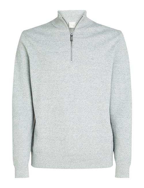 Calvin Klein Waffle Texture Q-Zip Calvin Klein Grey