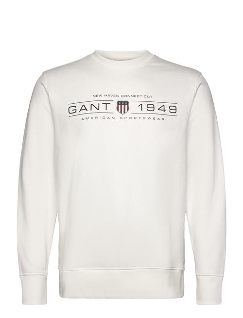 GANT Graphic C-Neck Sweat GANT White