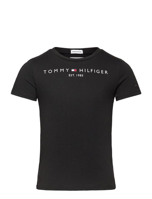 Essential Tee S/S Girls Tommy Hilfiger Black