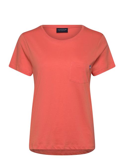 Cotton-Modal Blend Classic Tee Lexington Clothing Coral