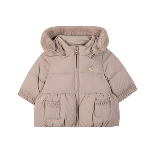 Tartine et Chocolat Pufferjakke i polyester Taupe 100 bomuldsfor | Brun | 18 months