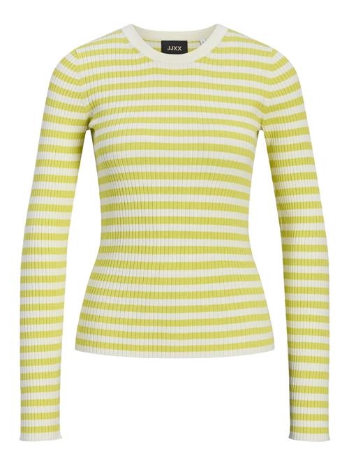 Se JJXX Pullover 'JXJodi'  lemon / hvid ved About You